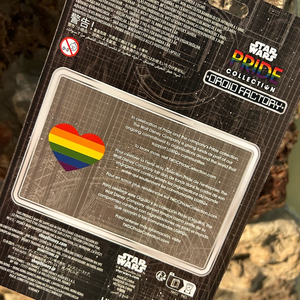 Authentic from Disney Park Star Wars Pride BB-YOU Rainbow Droid 2023 NWT - Picture 2 of 6